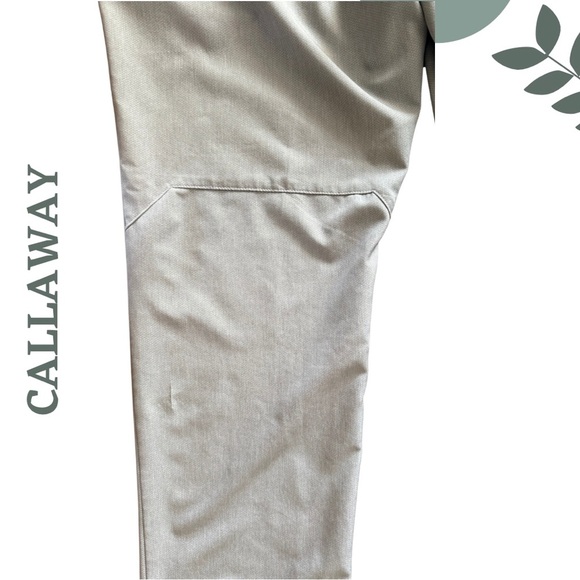 🛍️ 3/$40 Callaway Men’s Golf Pants 38x32 | Light Grey Stretch Performance - Picture 6 of 7
